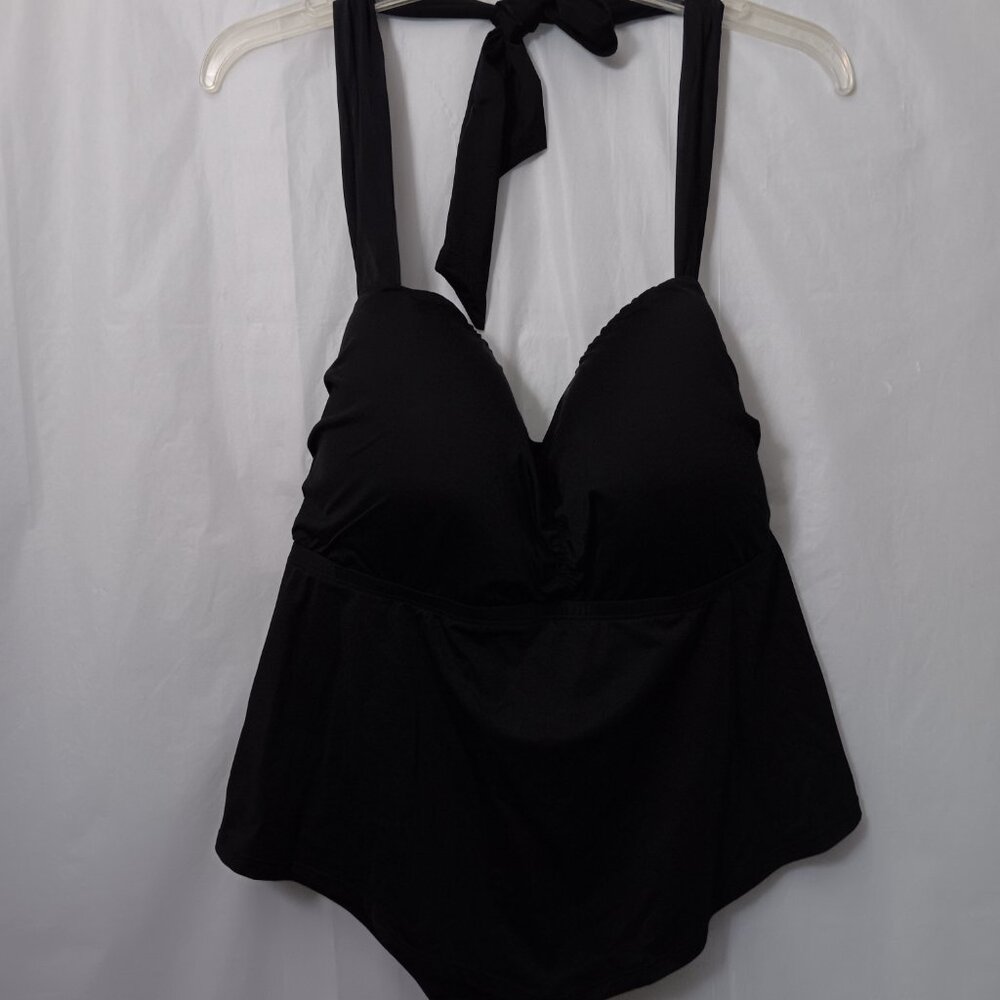 MYNAH WOMEN'S HALTER TANKINI SWIM TOP - Picture 8 of 9
